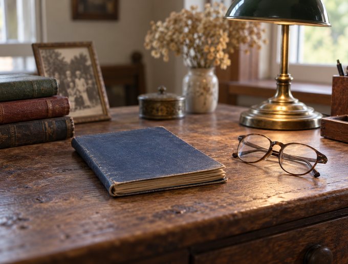 Droit de la famille : livret de famille, lunettes et livres sur un bureau